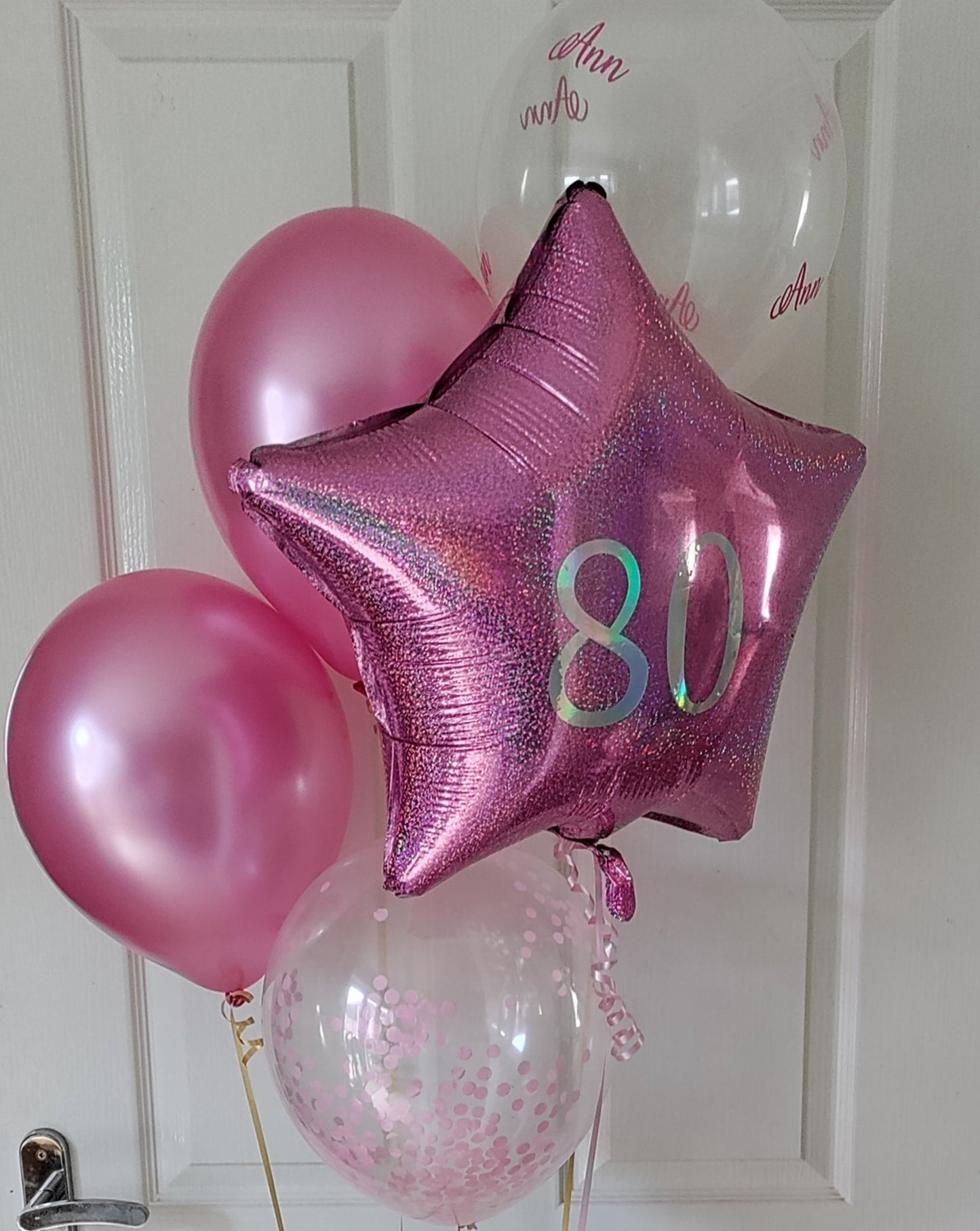 5 Personalised Helium Balloons