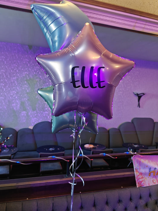 Trio of Personalised Helium Balloons