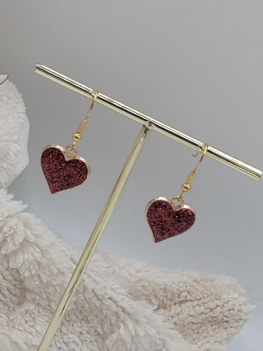 Valentines Heart Earrings