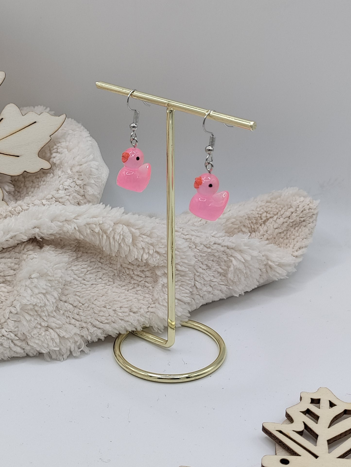 Colourful Duck Earrings