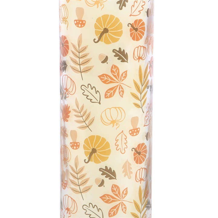 Autumn Leaves Pumpkin Spice Fall Tube Candle