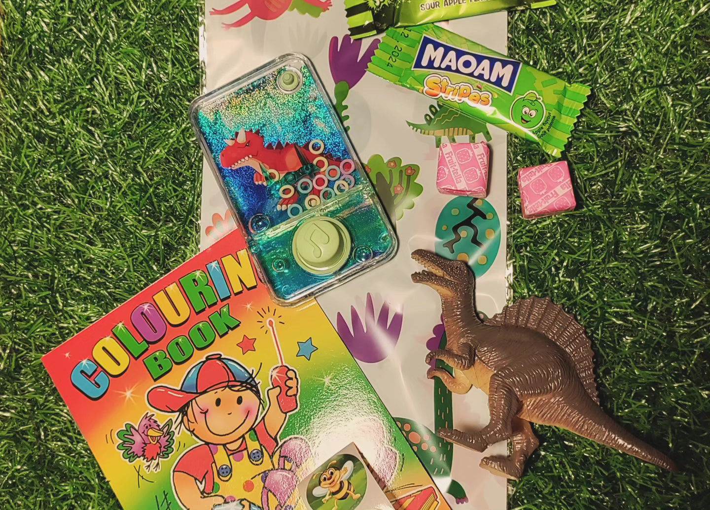 Luxury dinosaur party bag