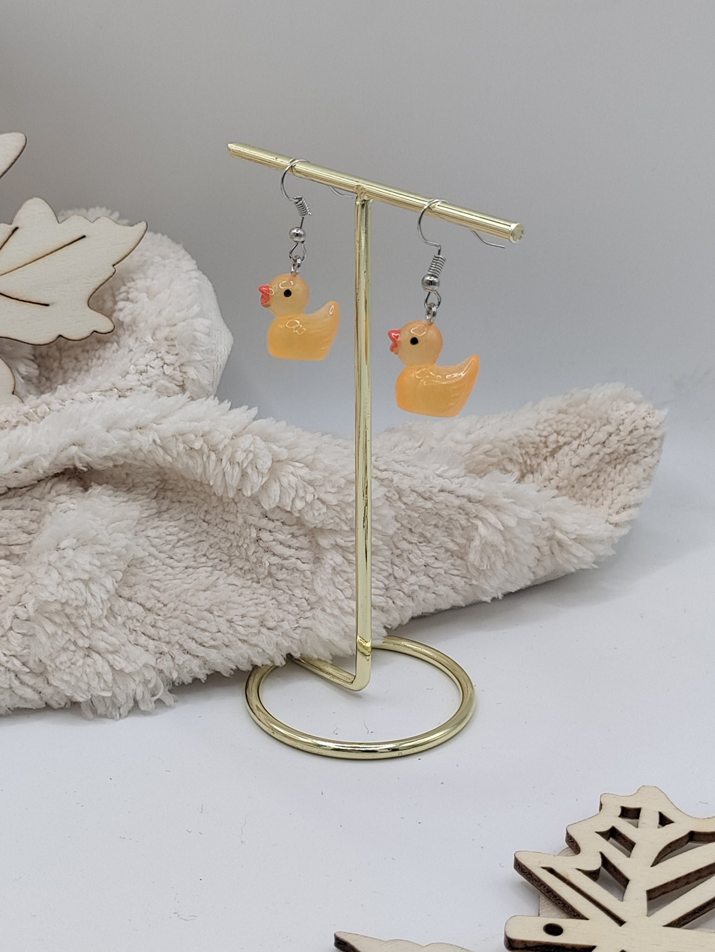 Colourful Duck Earrings