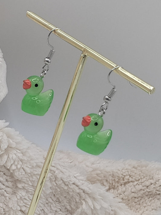 Colourful Duck Earrings