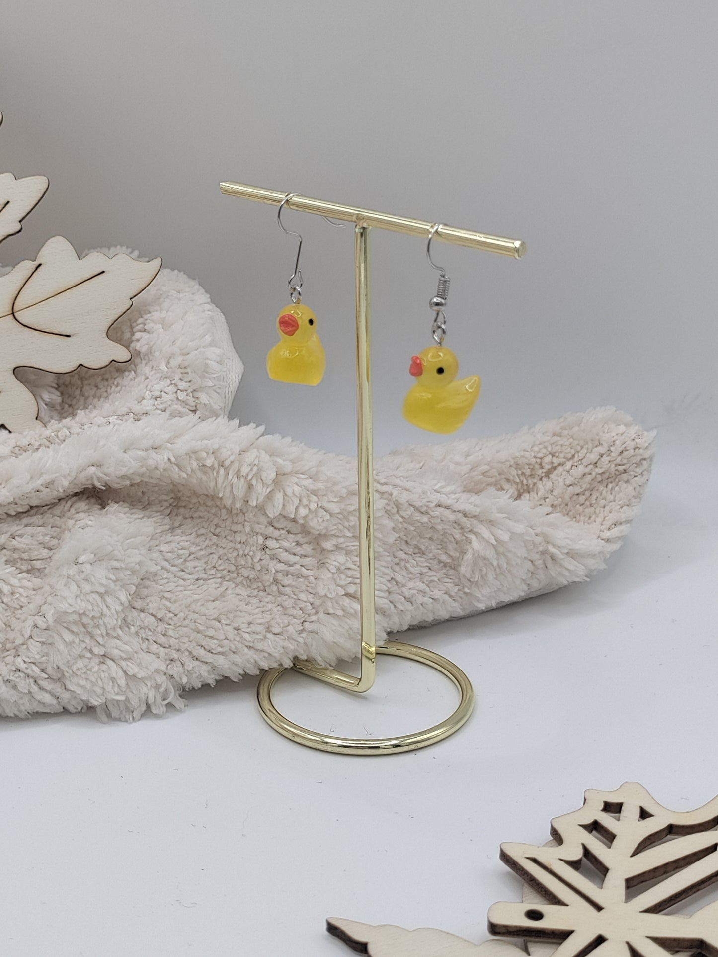 Colourful Duck Earrings