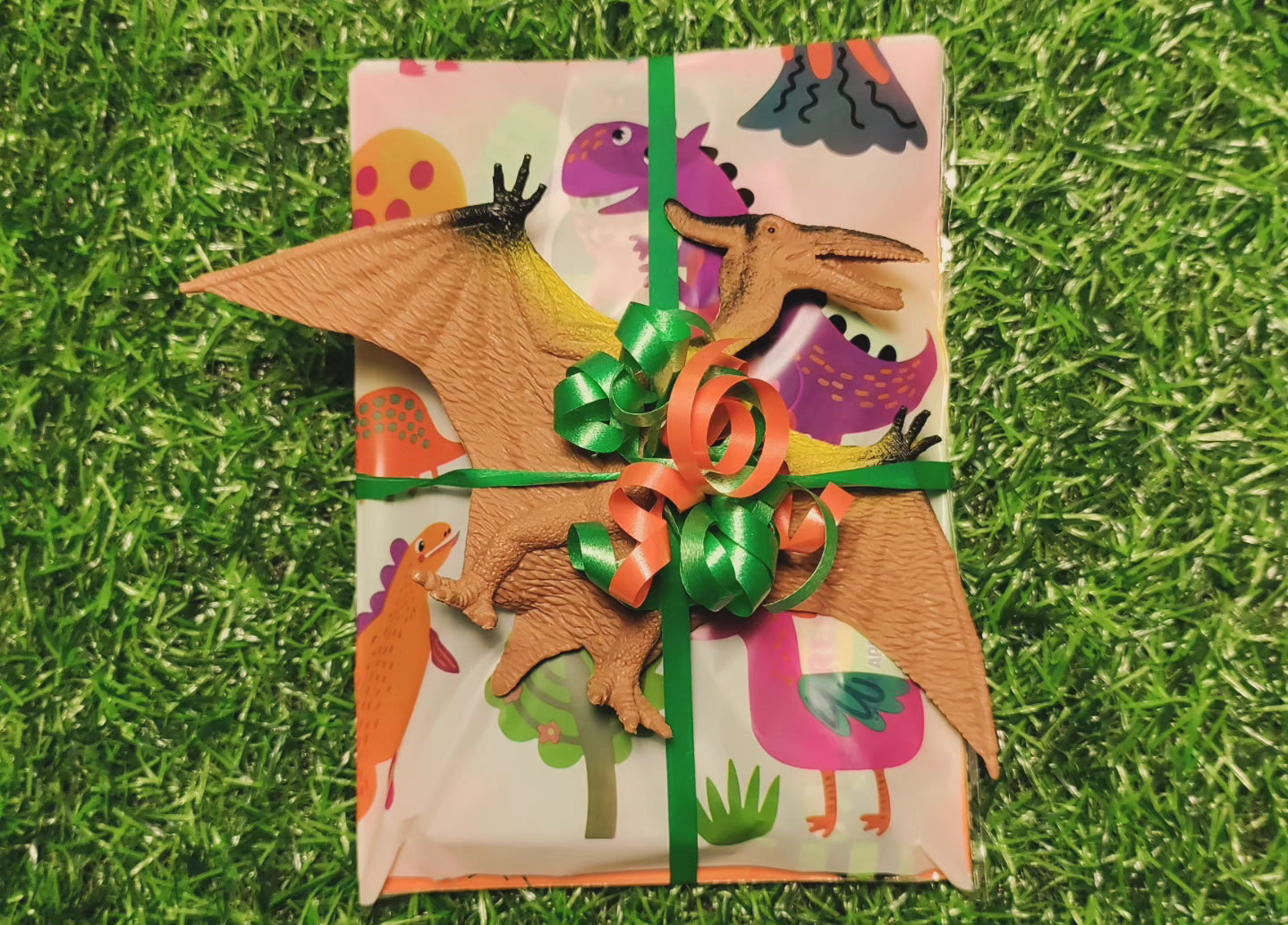 Luxury dinosaur party bag